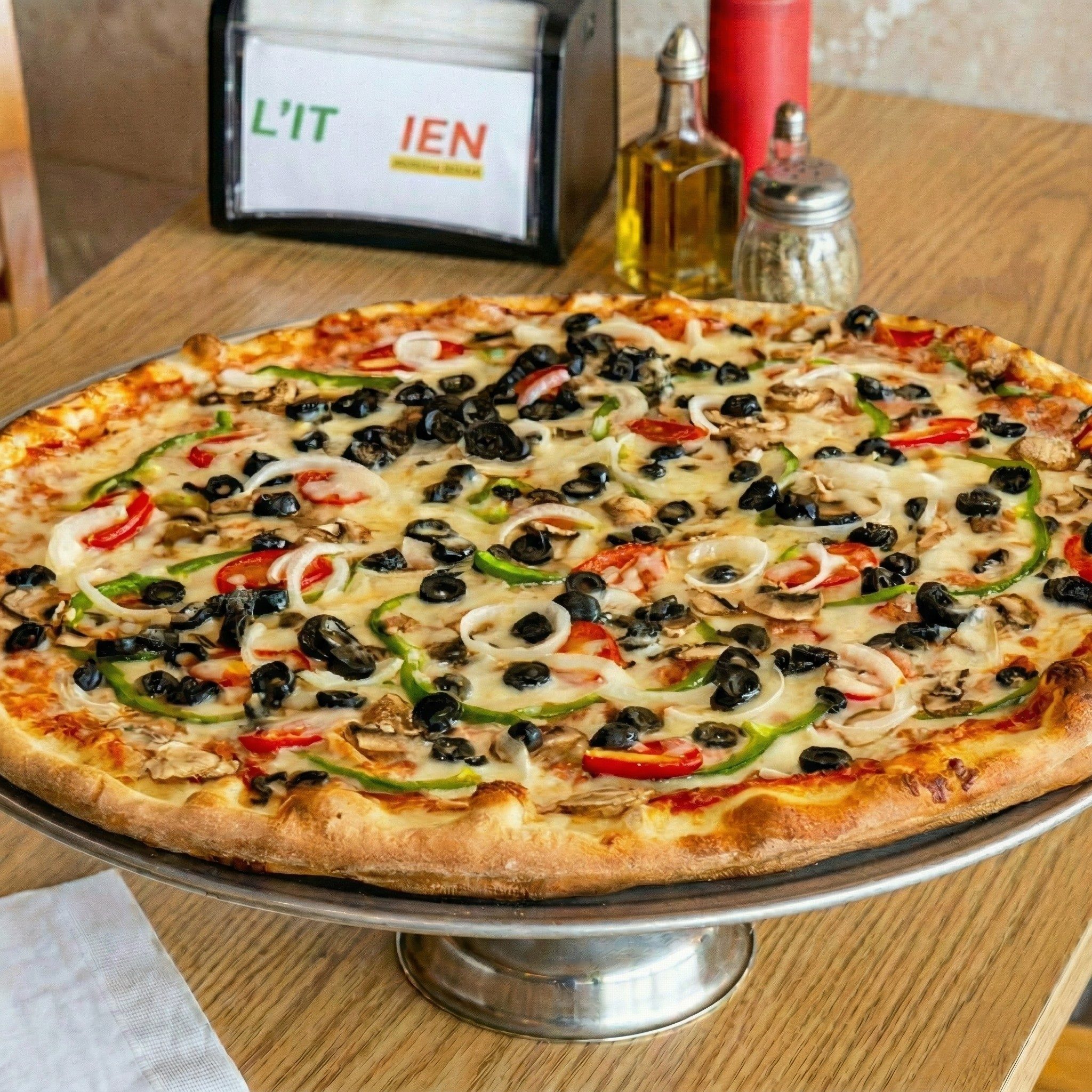 Vegetarian Pizza.
