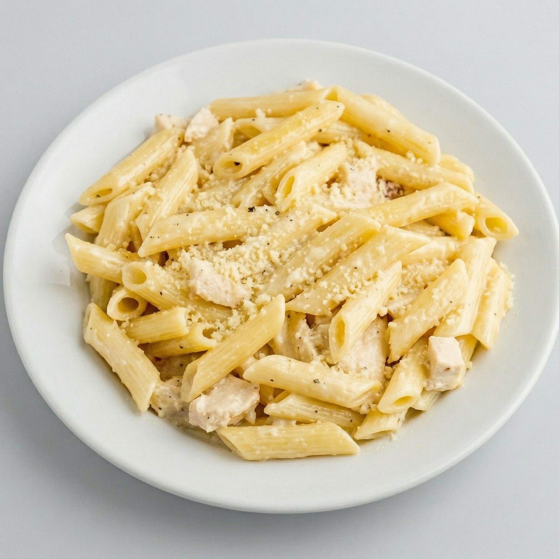 Alfredo Sauce Pasta.