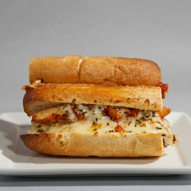 Chicken Parmigiana Sub.